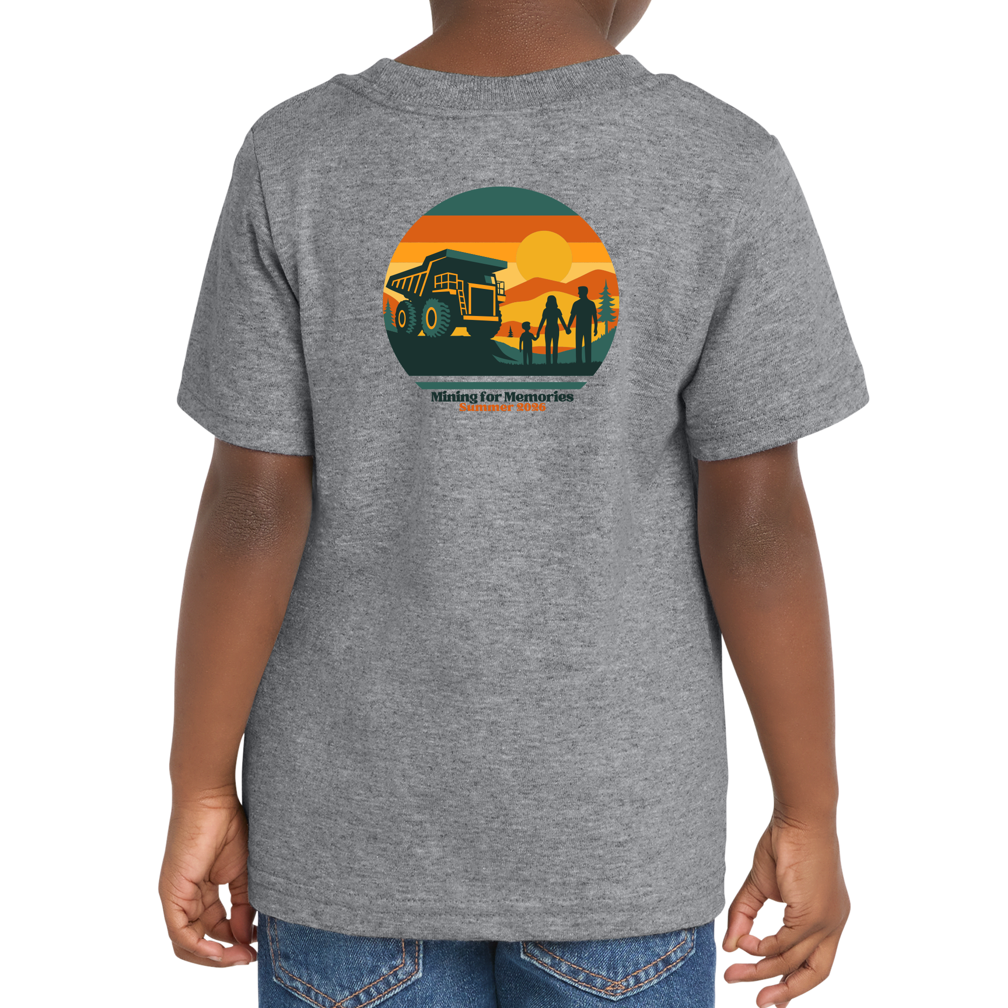 Port & Co™ Toddler Core Cotton Tee - Kinross Bald Mountain Mining for Memories