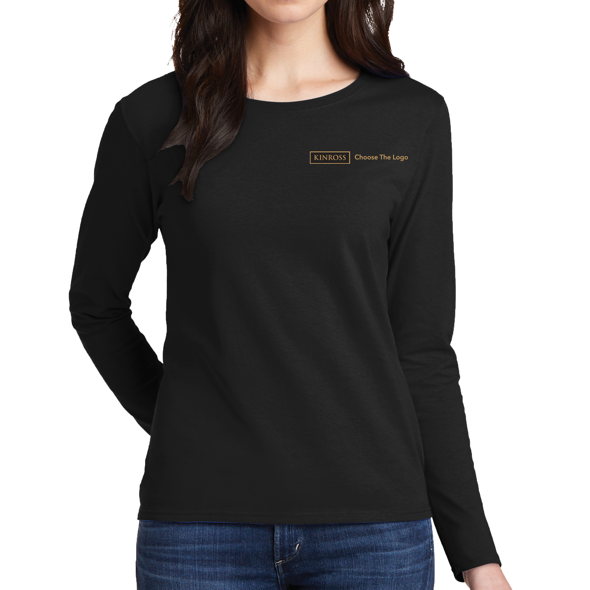 Port & Company® Ladies Long Sleeve Core Cotton Tee