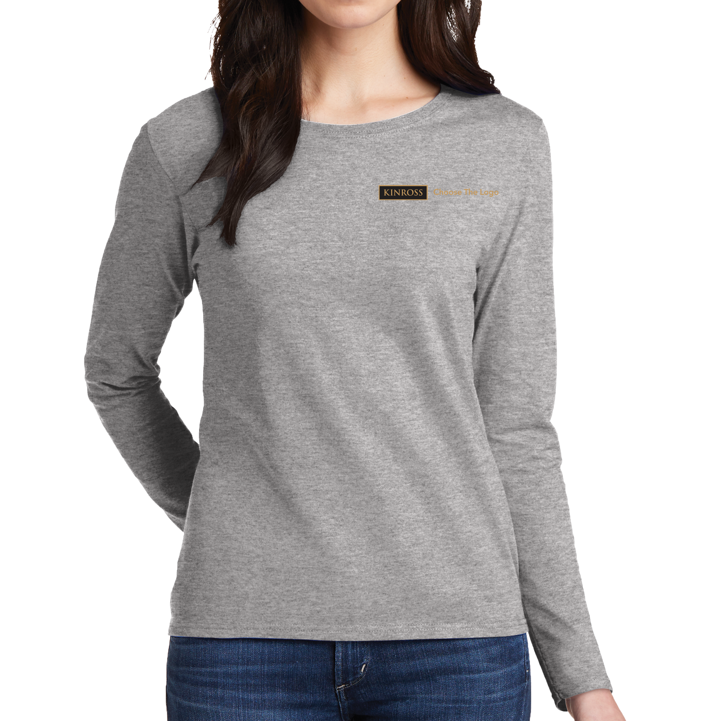 Port & Company® Ladies Long Sleeve Core Cotton Tee