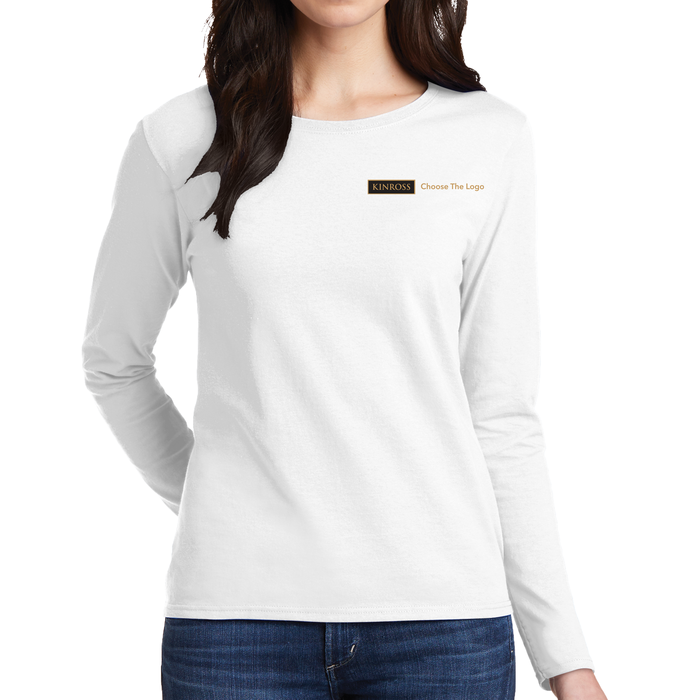 Port & Company® Ladies Long Sleeve Core Cotton Tee