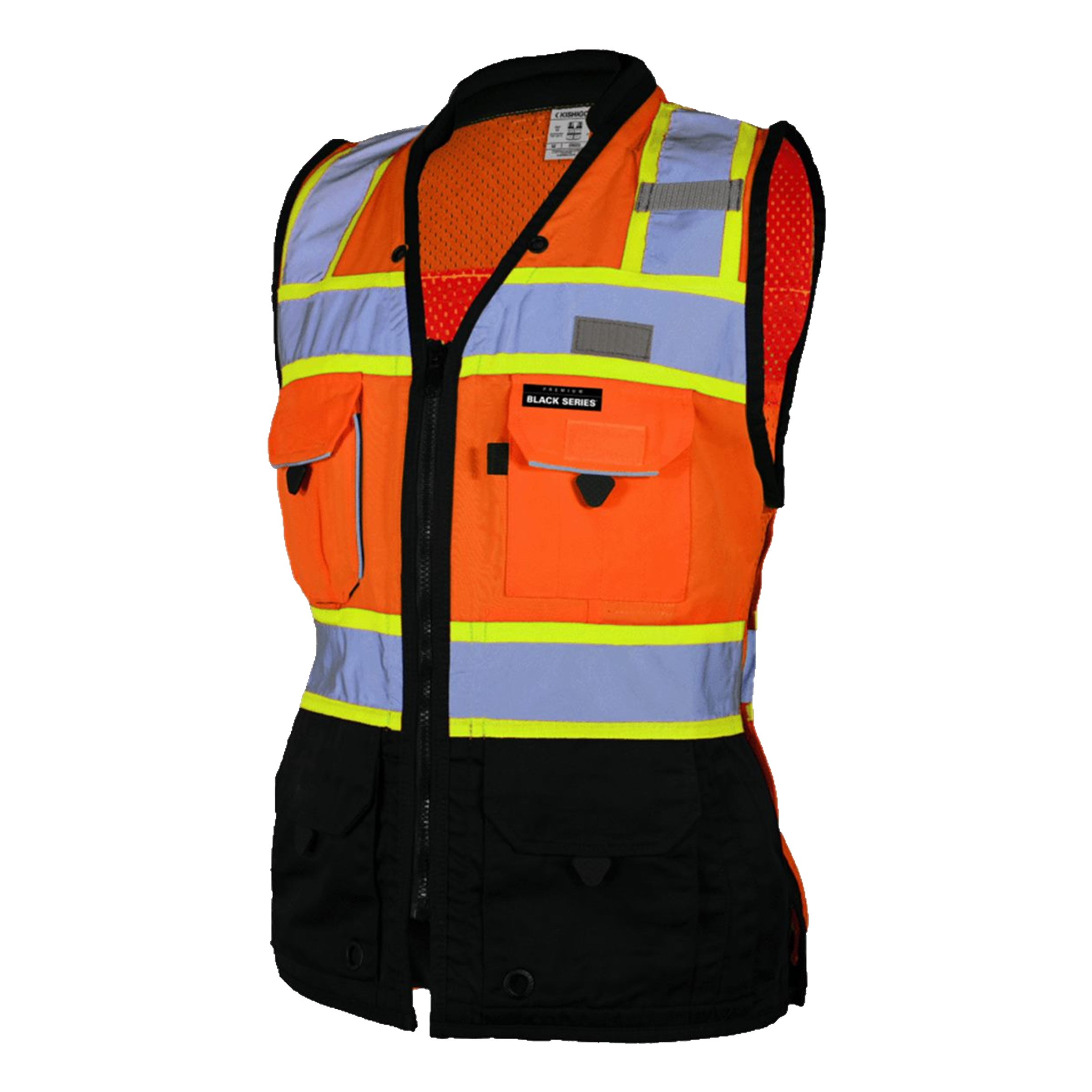 Kishigo - Premium Black Series® Women's Heavy Duty Surveyors Vest