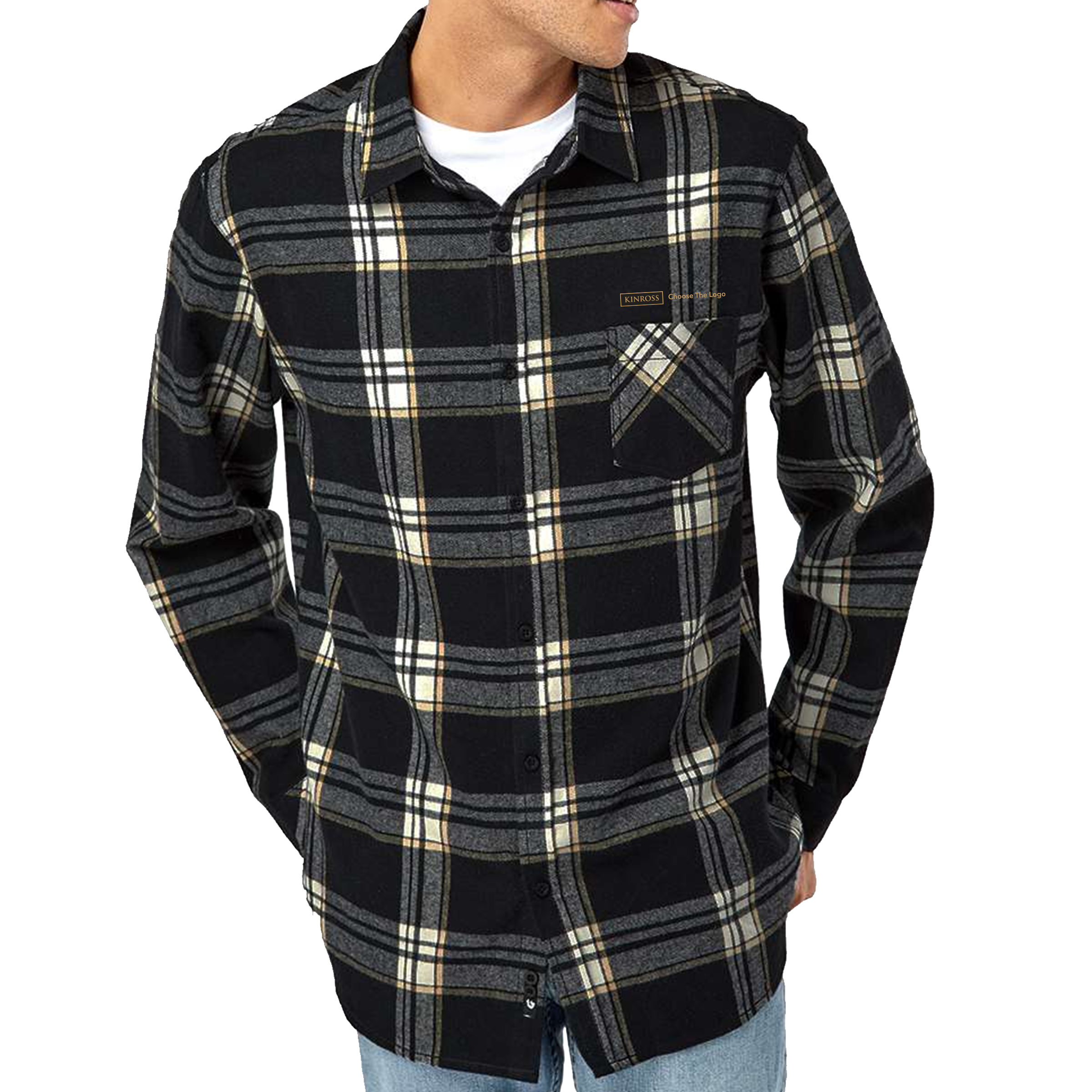 Burnside - Open Pocket Long Sleeve Flannel Shirt