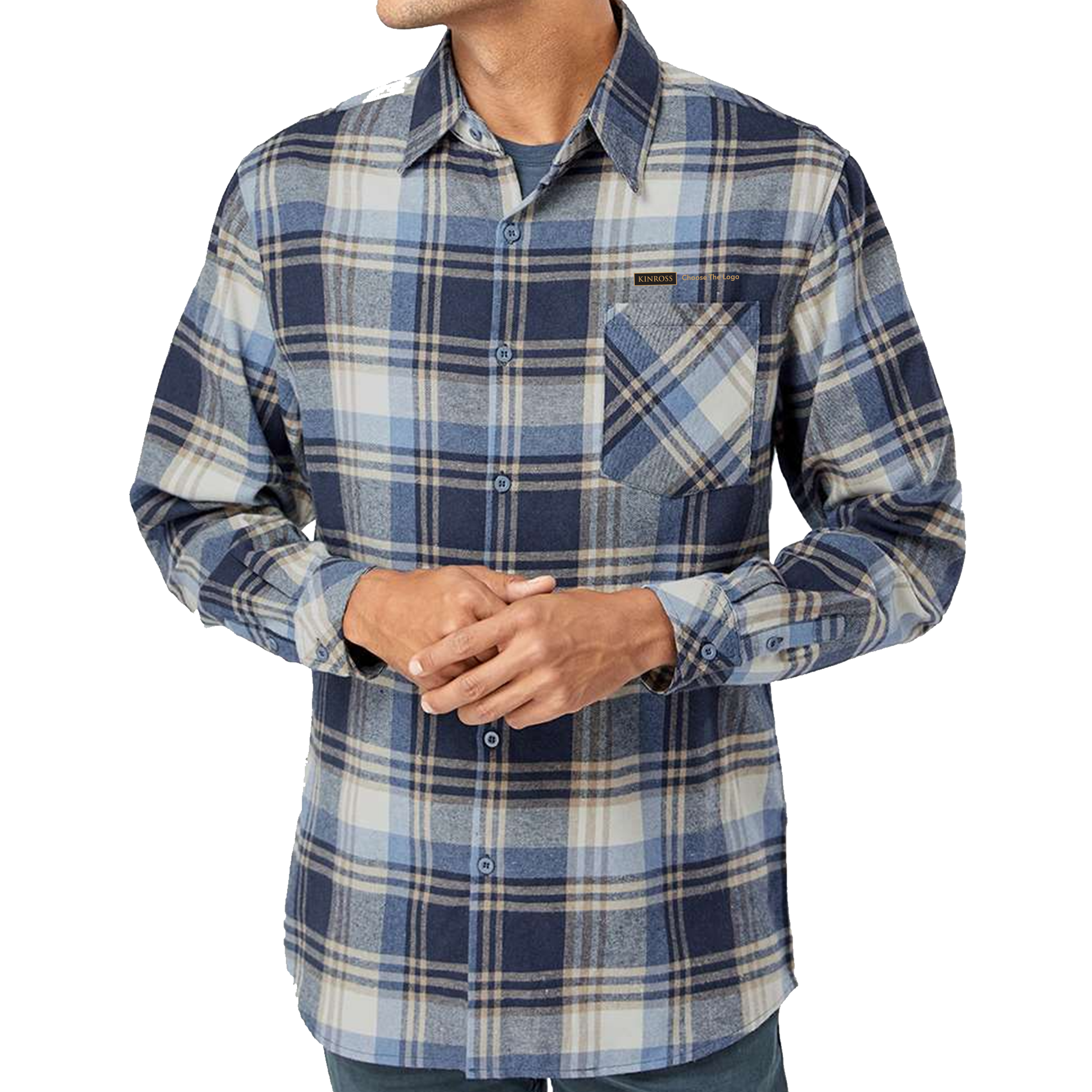 Burnside - Open Pocket Long Sleeve Flannel Shirt