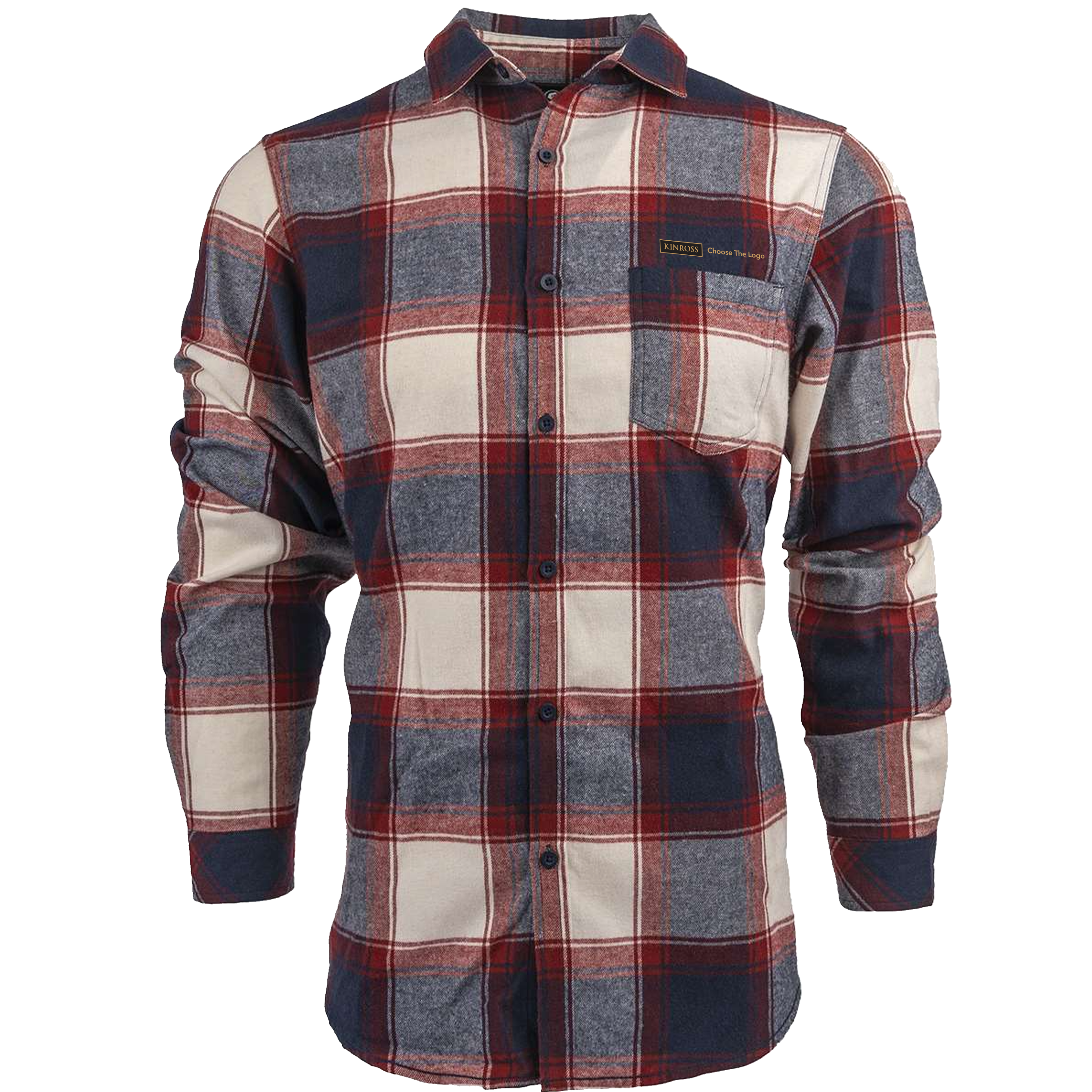 Burnside - Open Pocket Long Sleeve Flannel Shirt