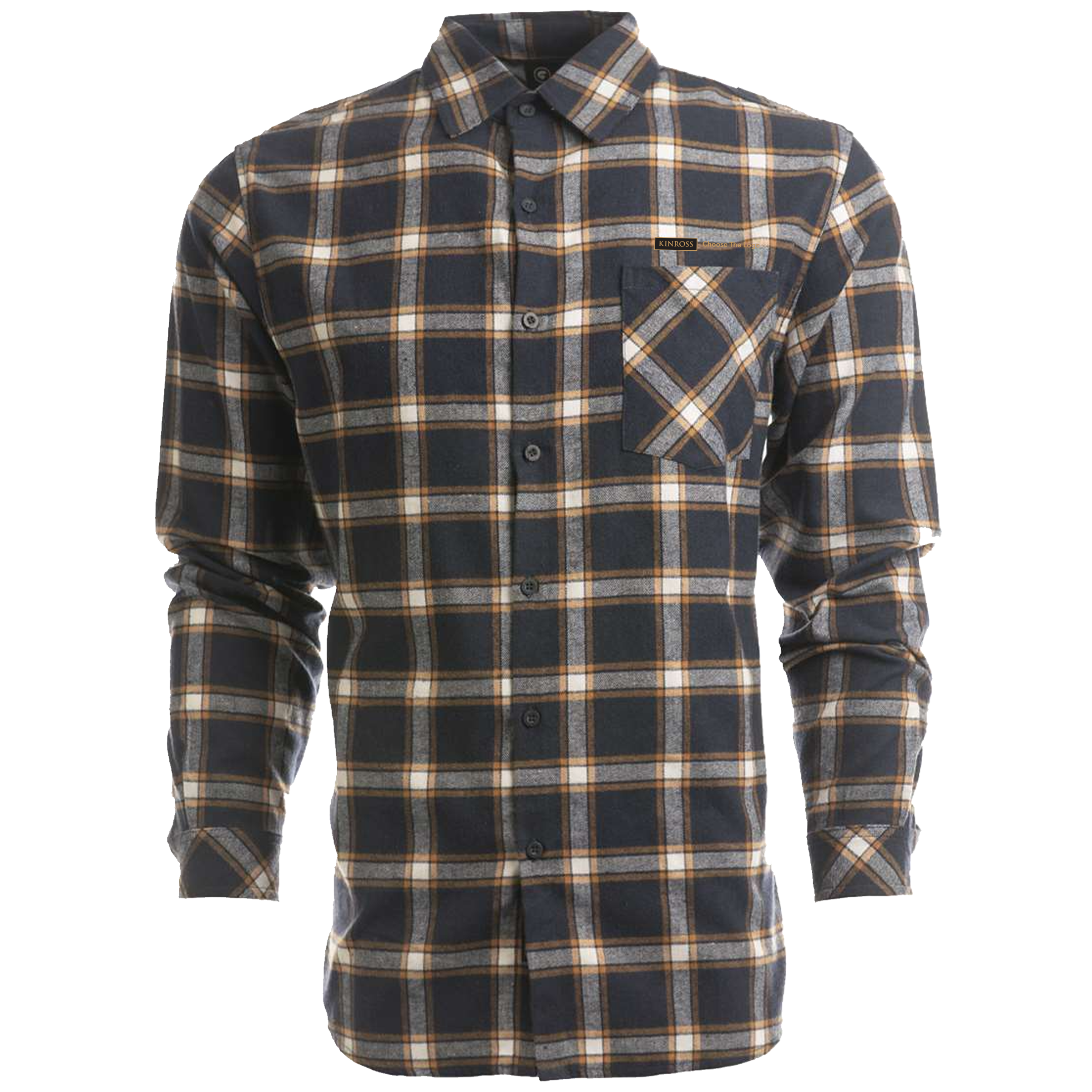 Burnside - Open Pocket Long Sleeve Flannel Shirt