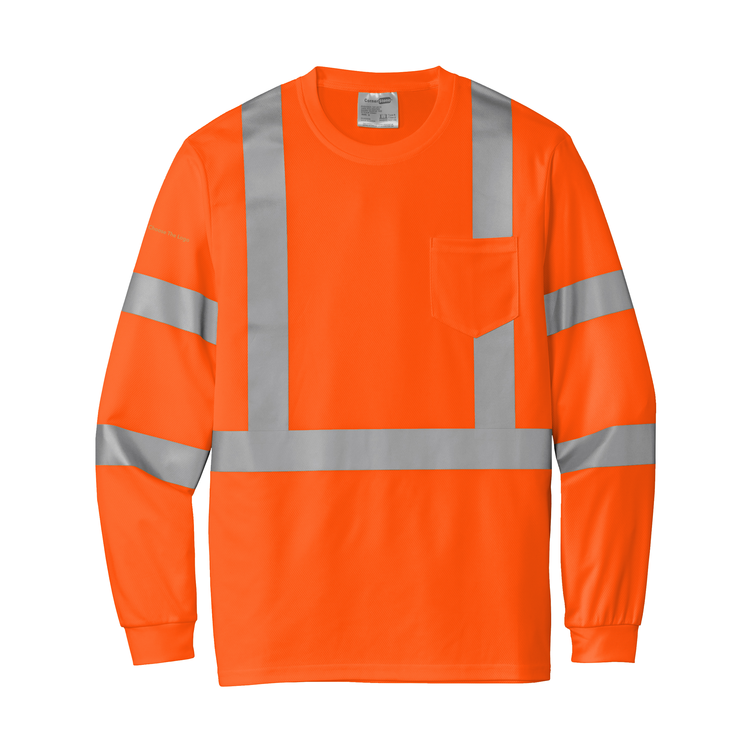 CornerStone® ANSI 107 Class 3 Mesh Long Sleeve Tee