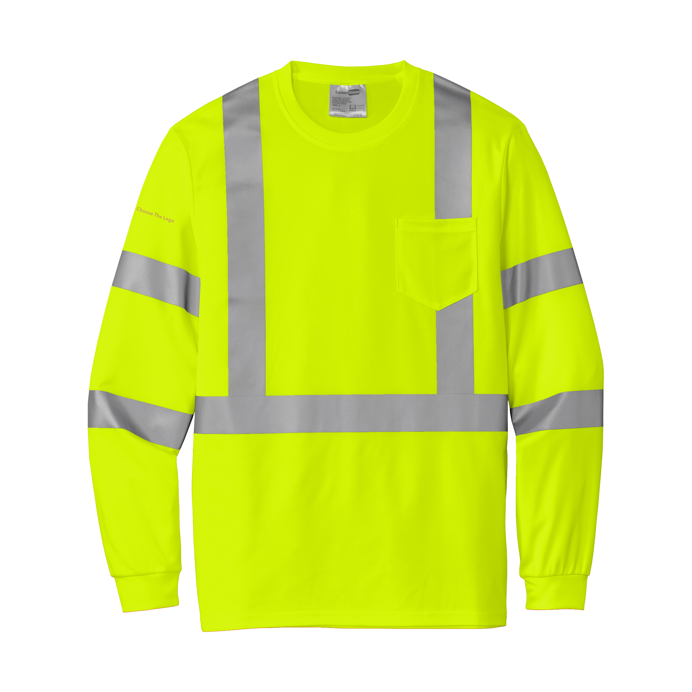 CornerStone® ANSI 107 Class 3 Mesh Long Sleeve Tee