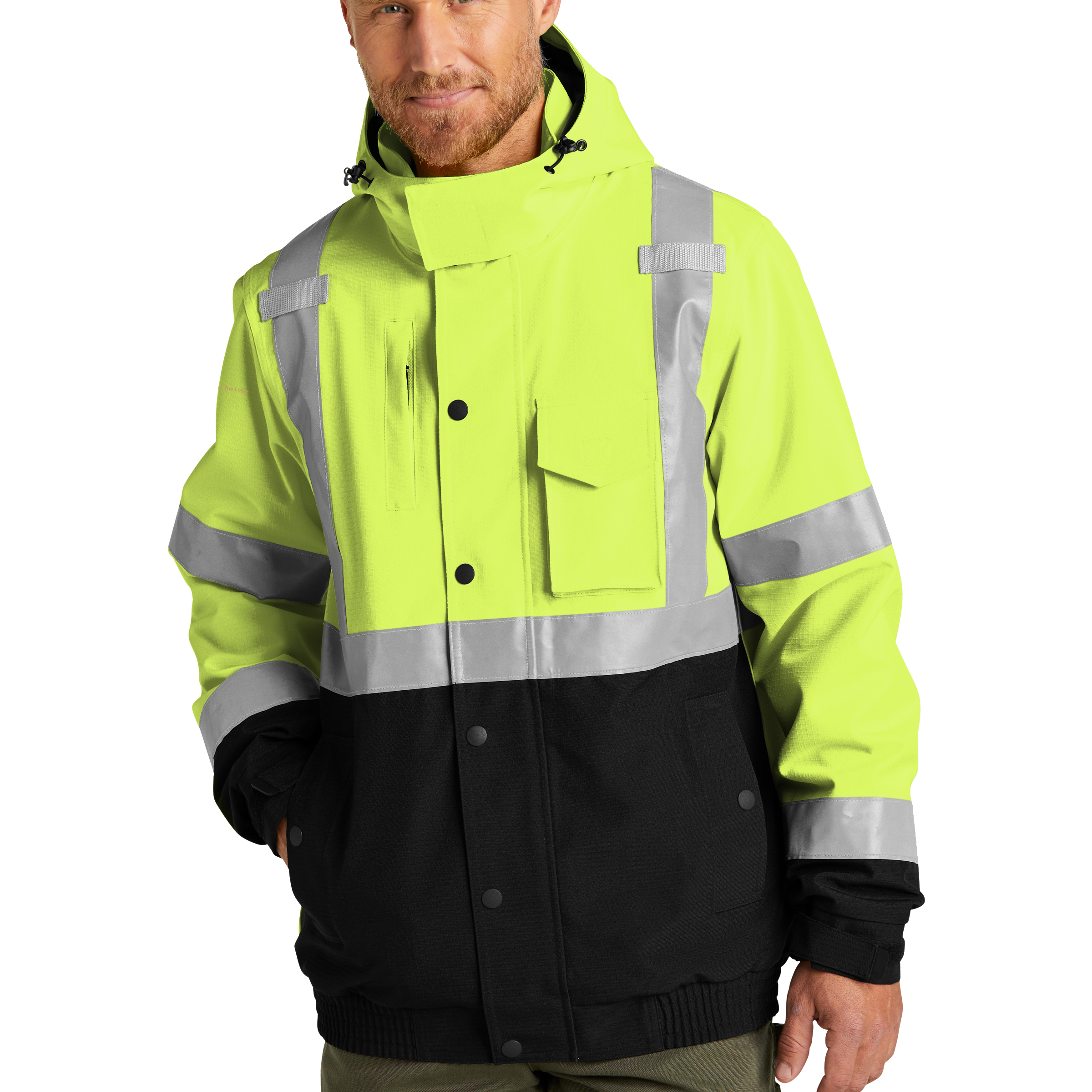 CornerStone® ANSI 107 Class 3 Waterproof Insulated Ripstop Bomber Jacket