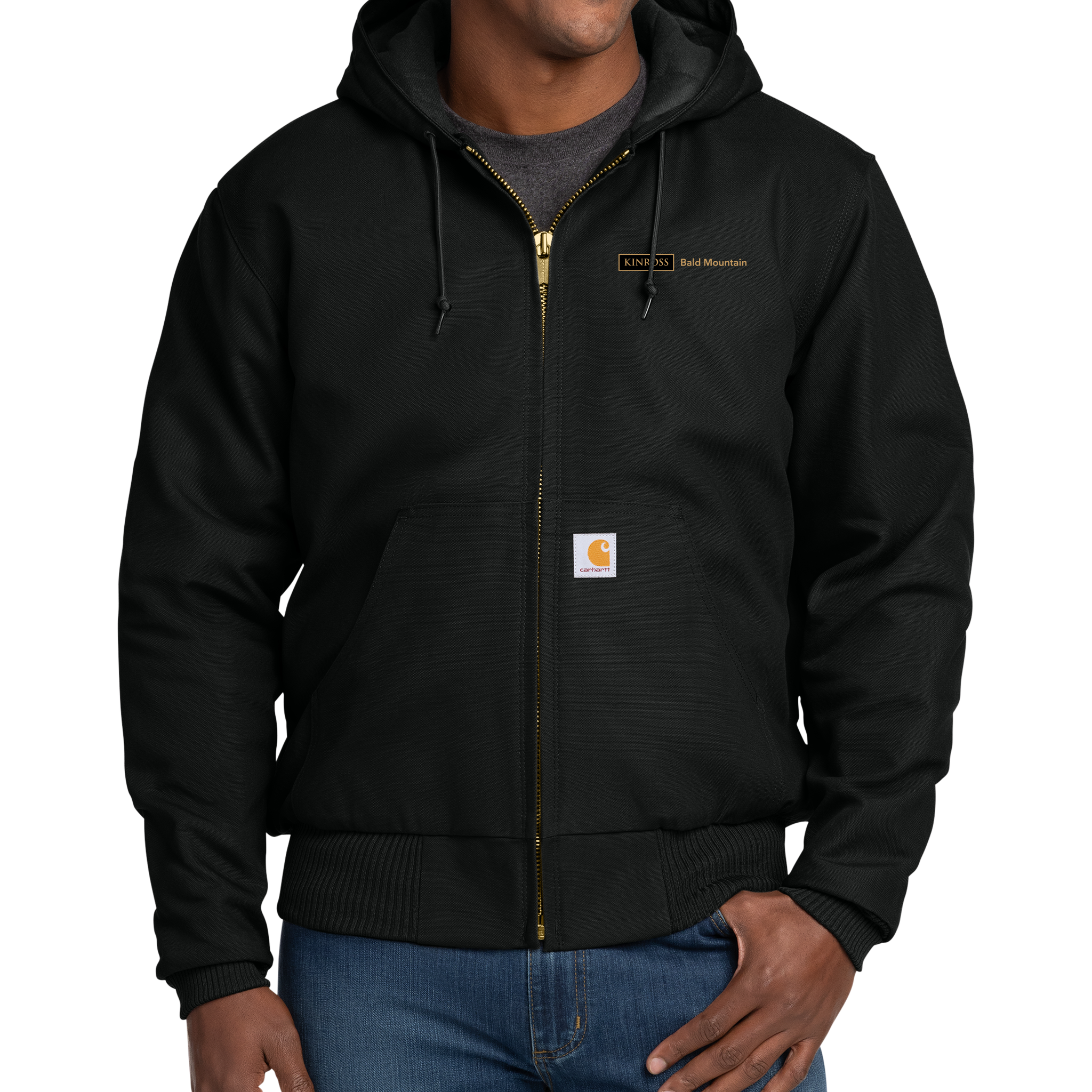 Carhartt® Quilted-Flannel-Lined Duck Active Jac - KINROSS CLEARANCE