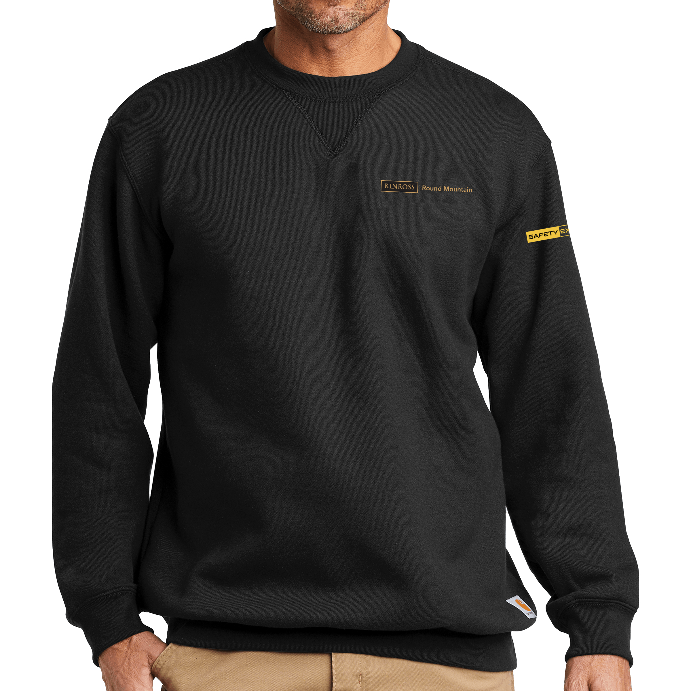 Carhartt Midweight Crewneck Sweatshirt - Safety Excellence - Round Mountain