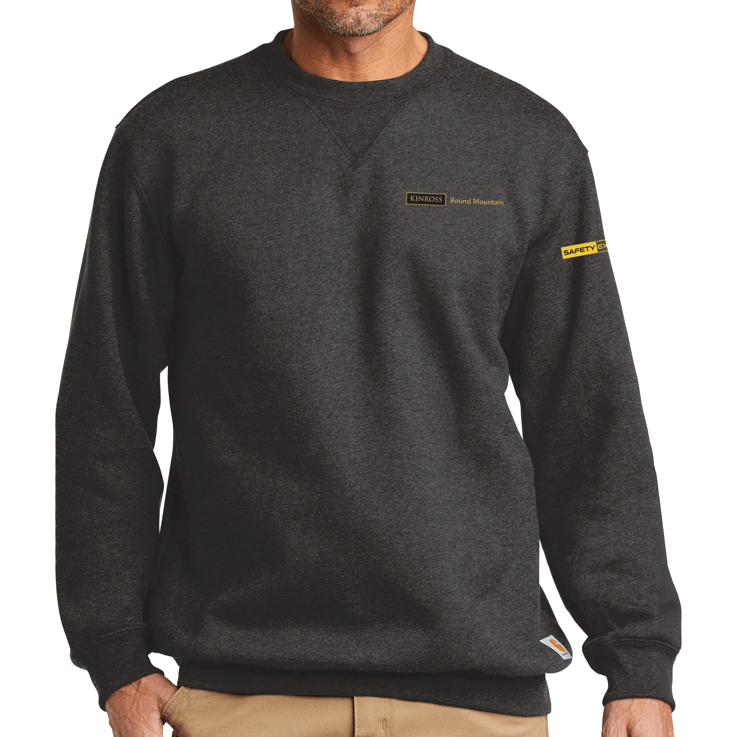 Carhartt Midweight Crewneck Sweatshirt - Safety Excellence - Round Mountain