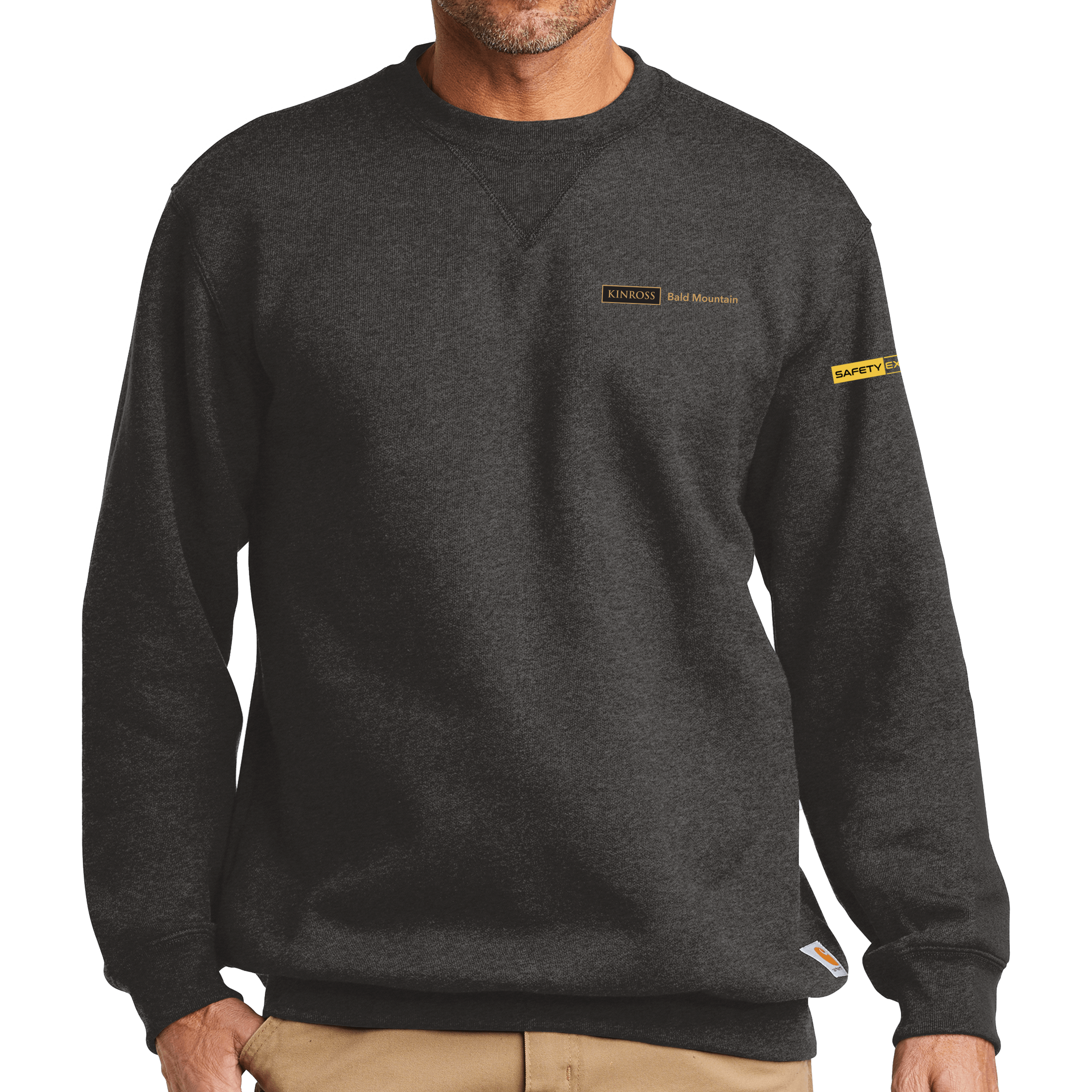 Carhartt Midweight Crewneck Sweatshirt - Bald Mountain Safety Excellence