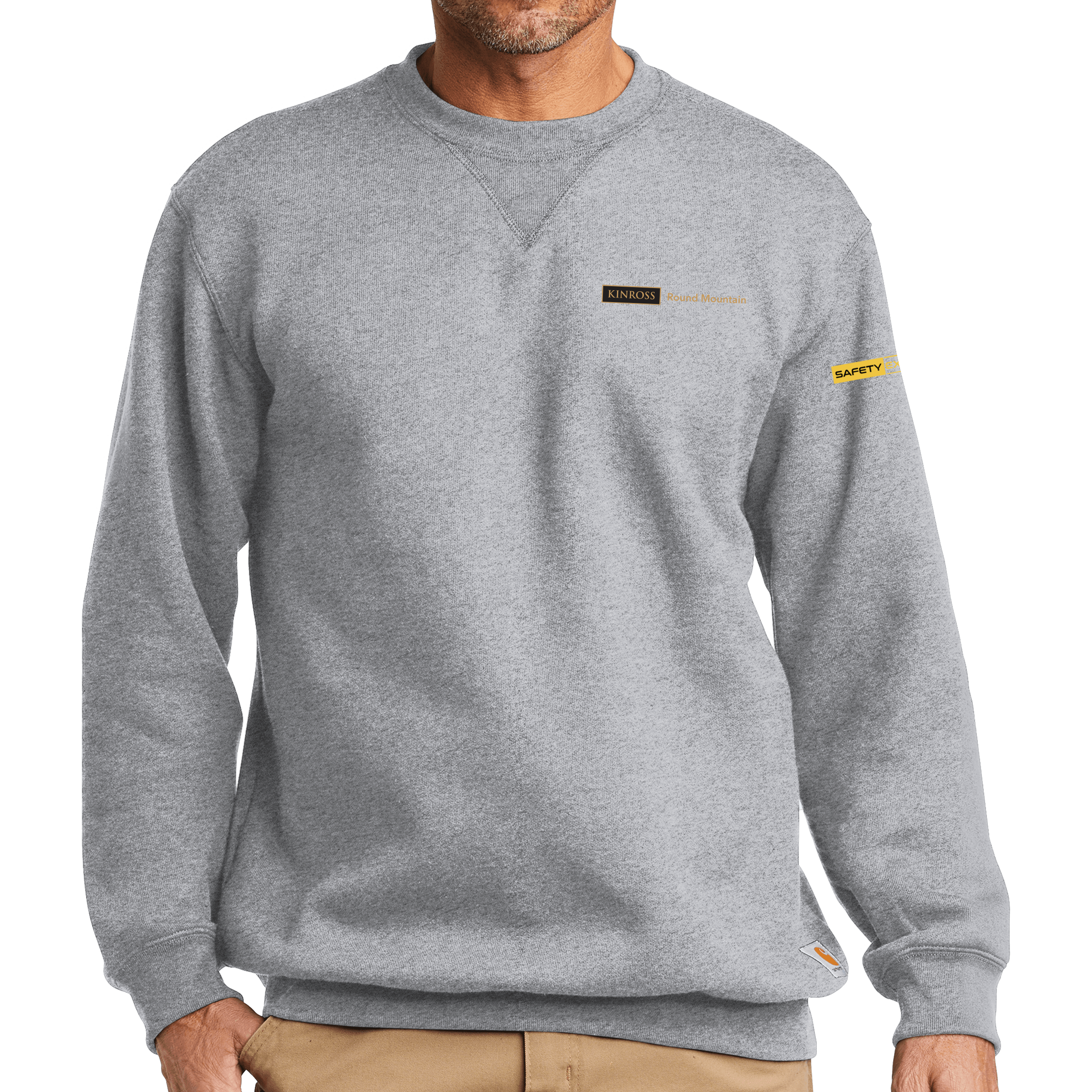 Carhartt Midweight Crewneck Sweatshirt - Safety Excellence - Round Mountain