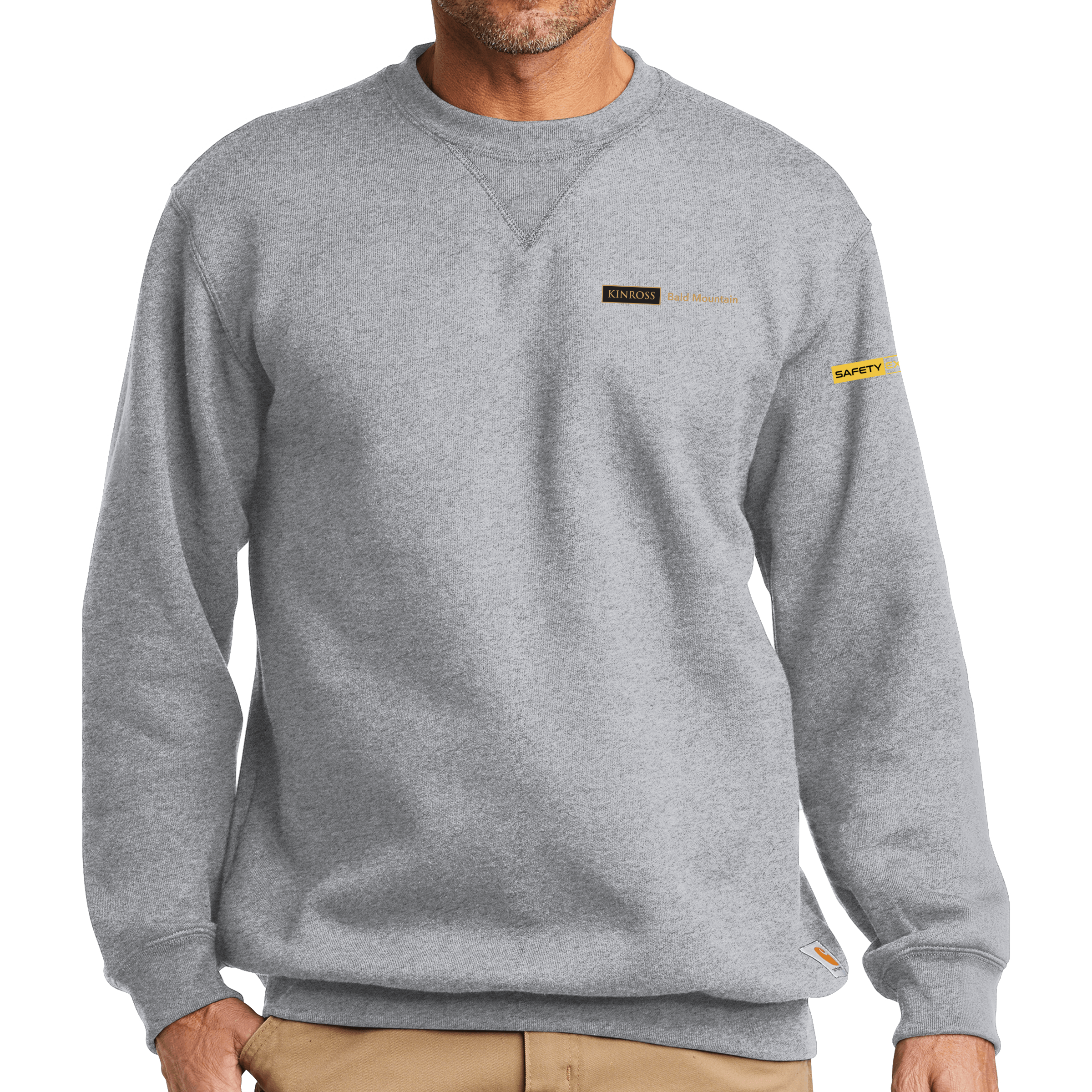 Carhartt Midweight Crewneck Sweatshirt - Bald Mountain Safety Excellence