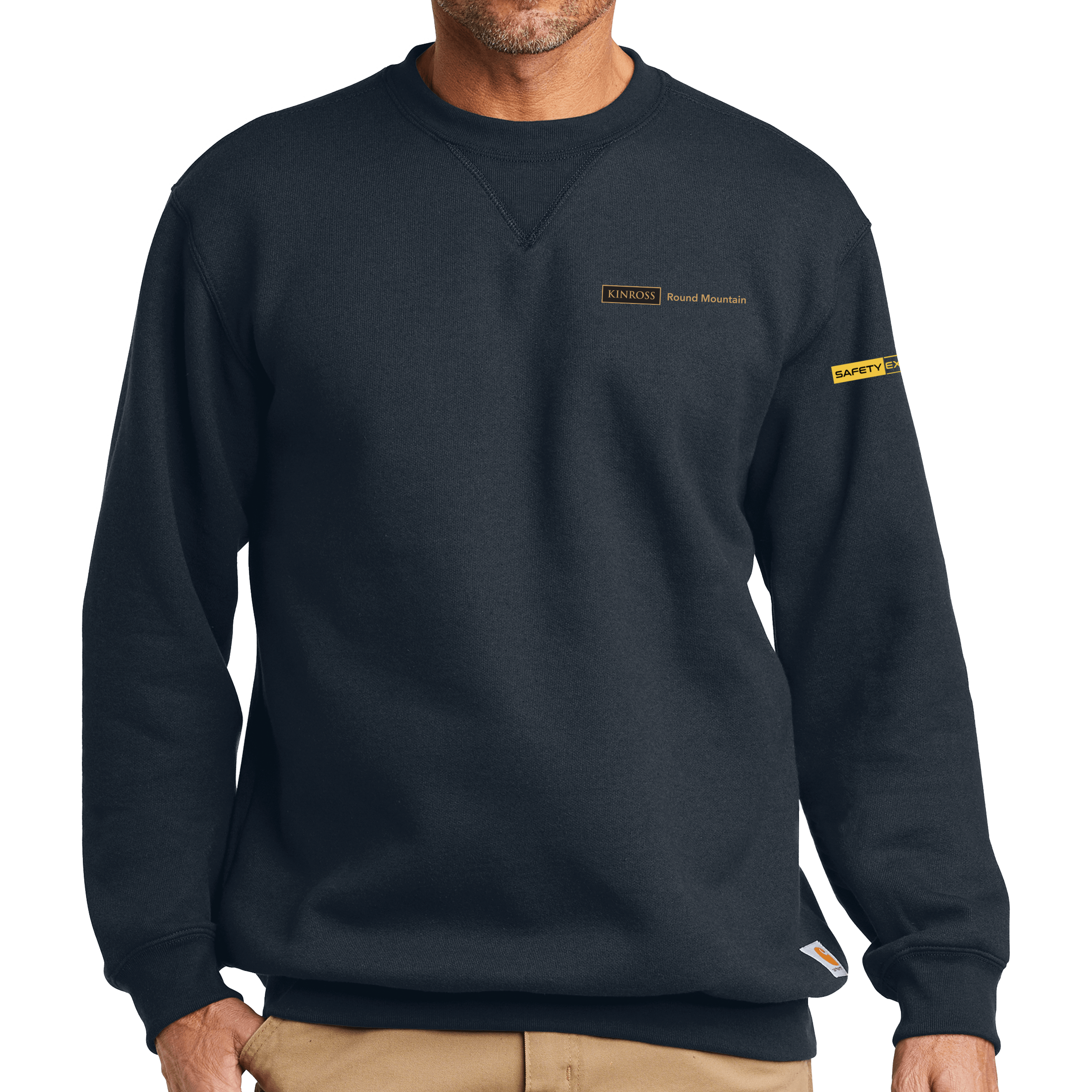 Carhartt Midweight Crewneck Sweatshirt - Safety Excellence - Round Mountain