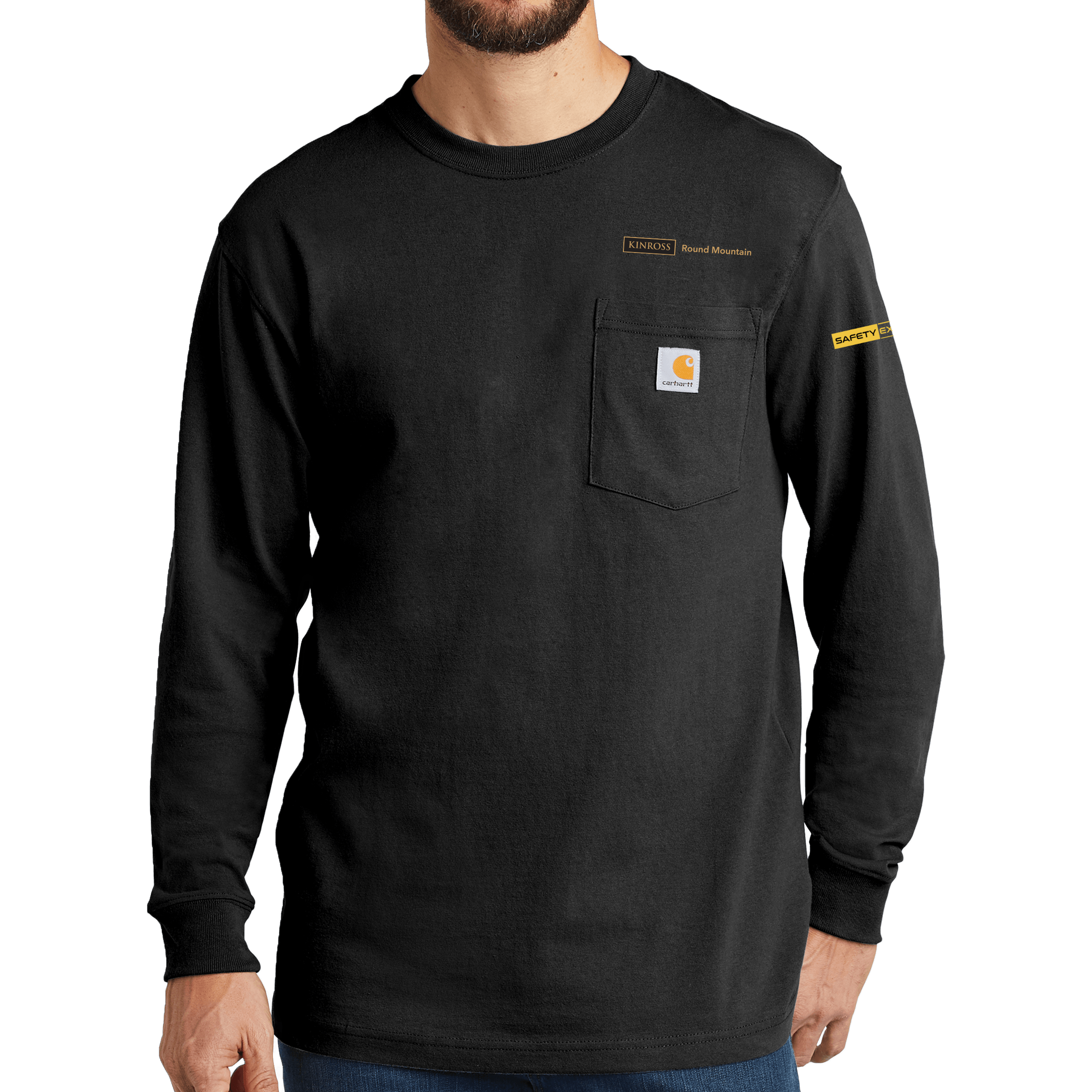 Carhartt Workwear Pocket Long Sleeve T-Shirt - Safety Excellence - Round Mountain