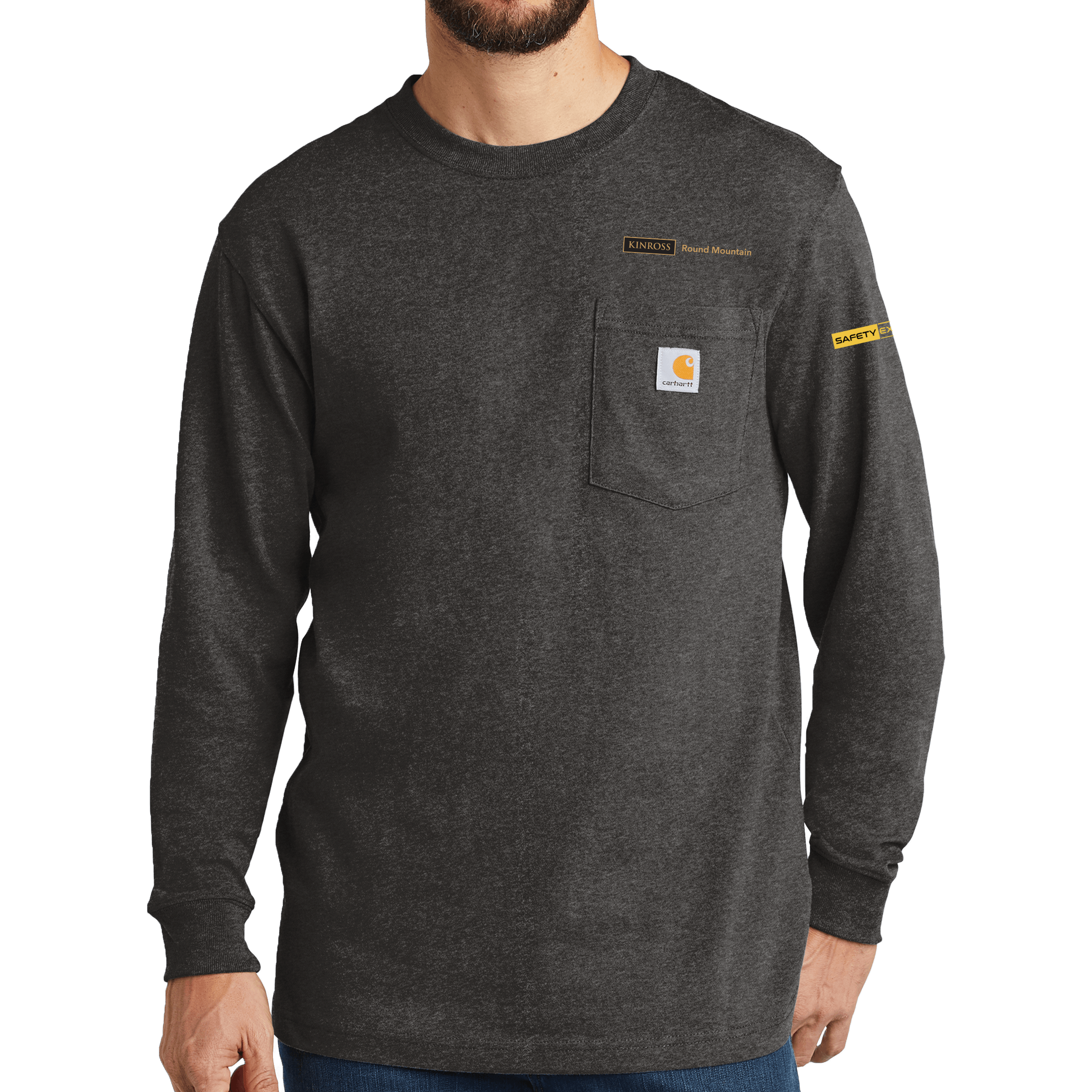 Carhartt Workwear Pocket Long Sleeve T-Shirt - Safety Excellence - Round Mountain