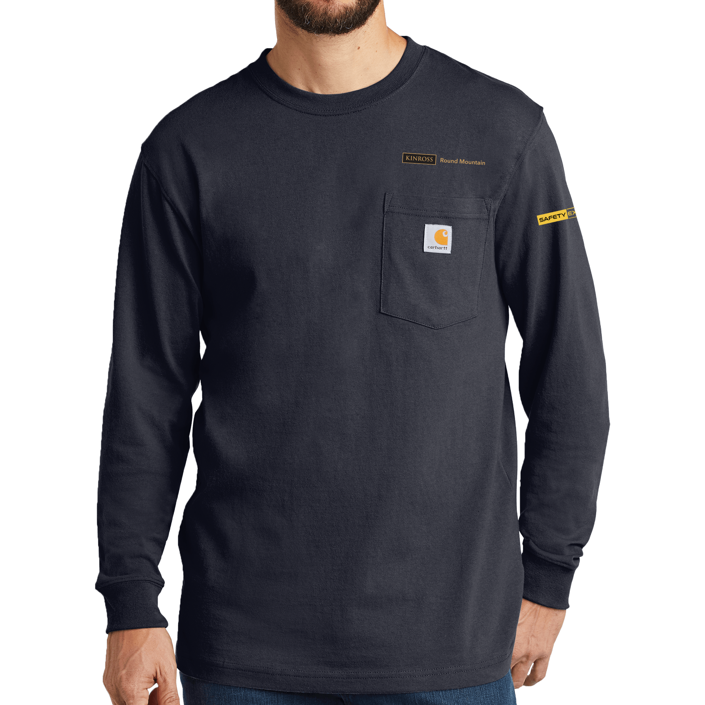 Carhartt Workwear Pocket Long Sleeve T-Shirt - Safety Excellence - Round Mountain