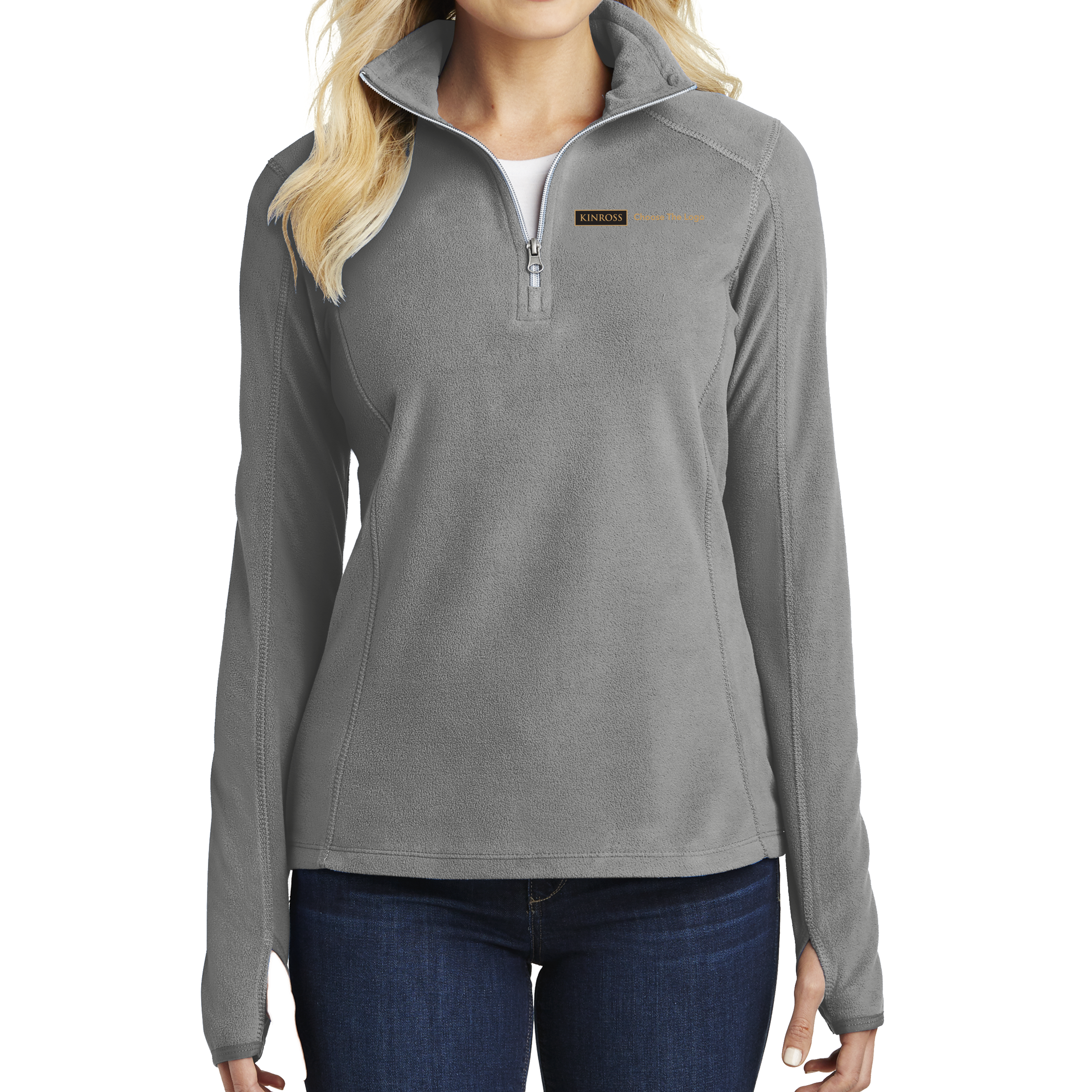 Port Authority Ladies Microfleece 1/2-Zip Pullover - Bald Mountain OYS