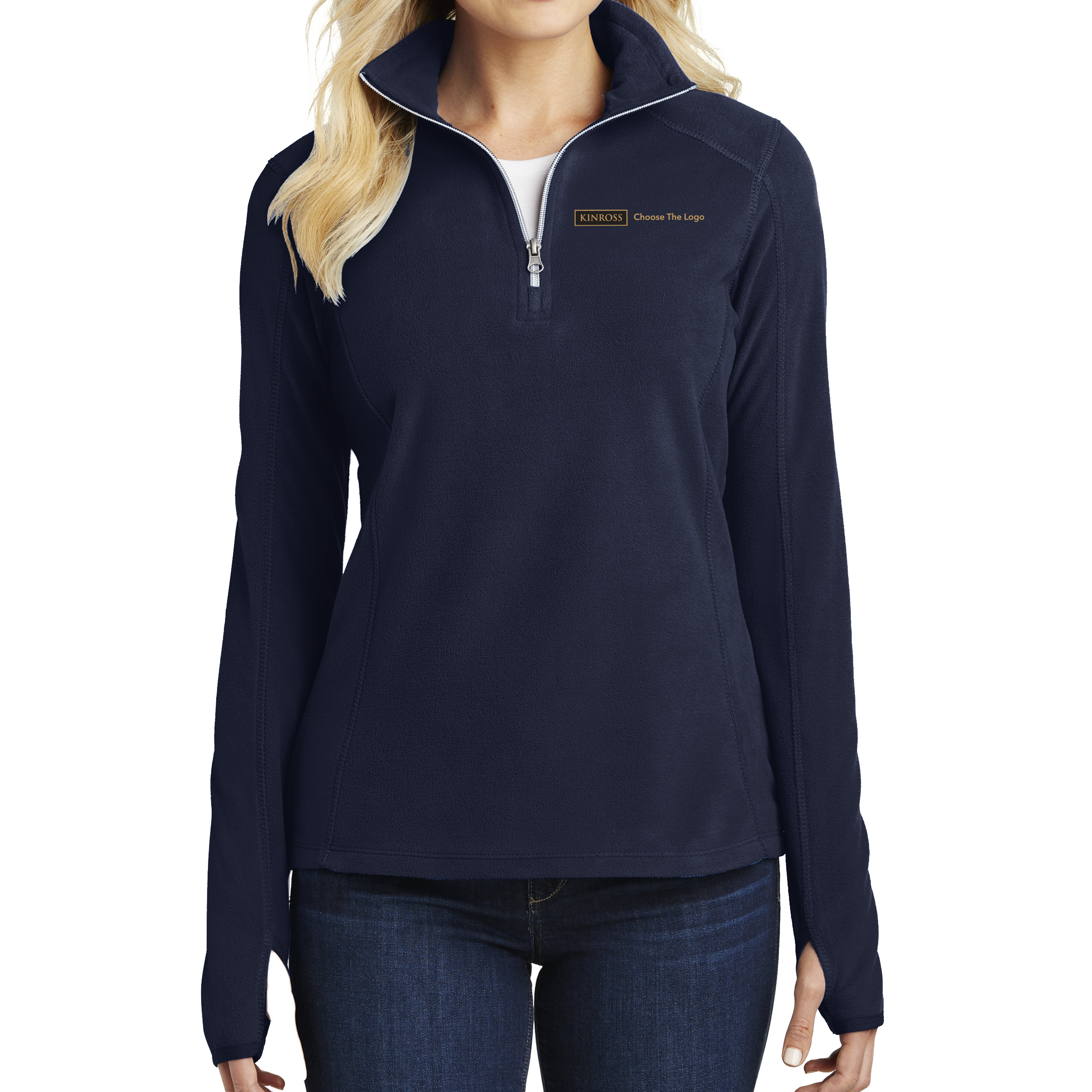 Port Authority Ladies Microfleece 1/2-Zip Pullover