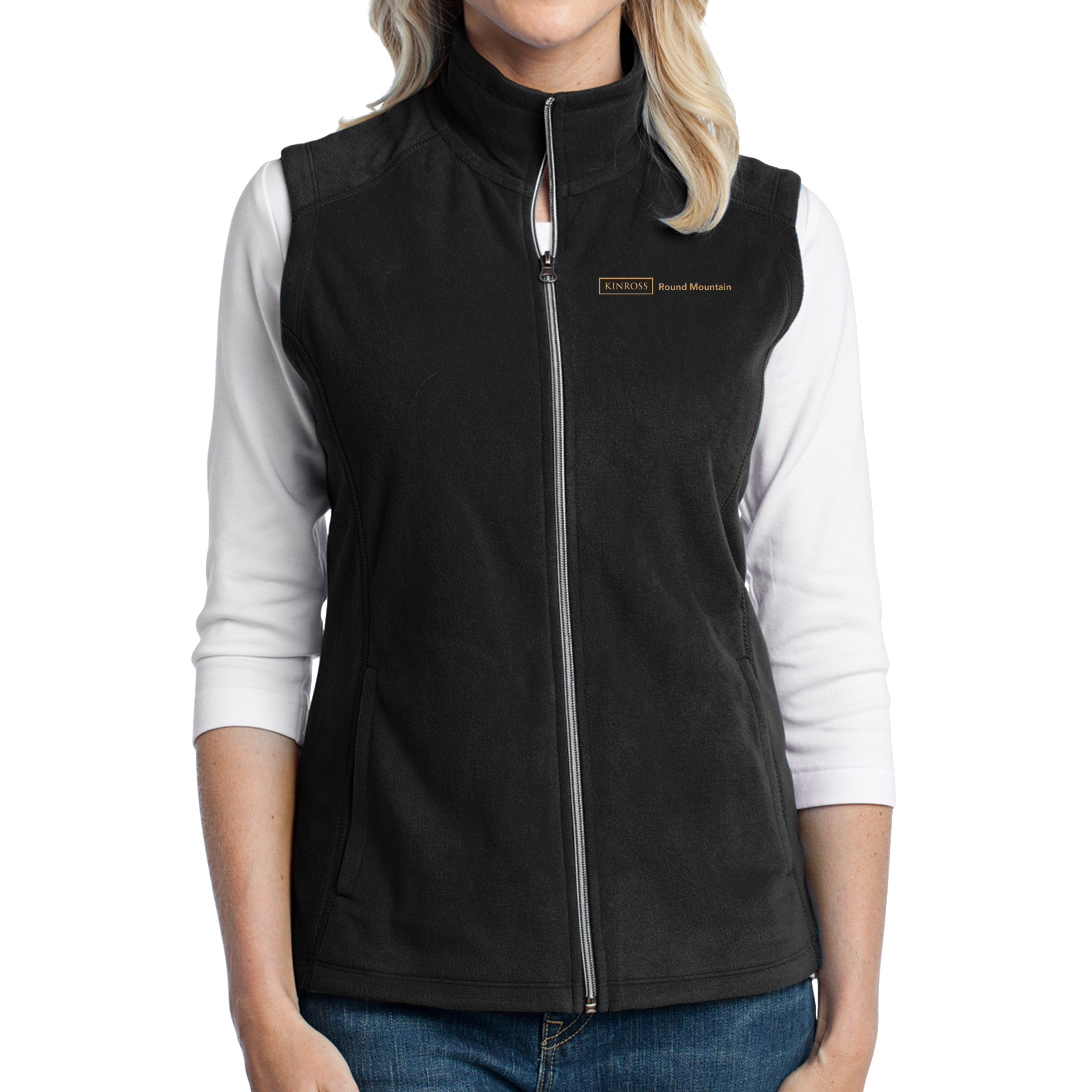 Port Authority Ladies Microfleece Vest - Safety Excellence - Round Mountain