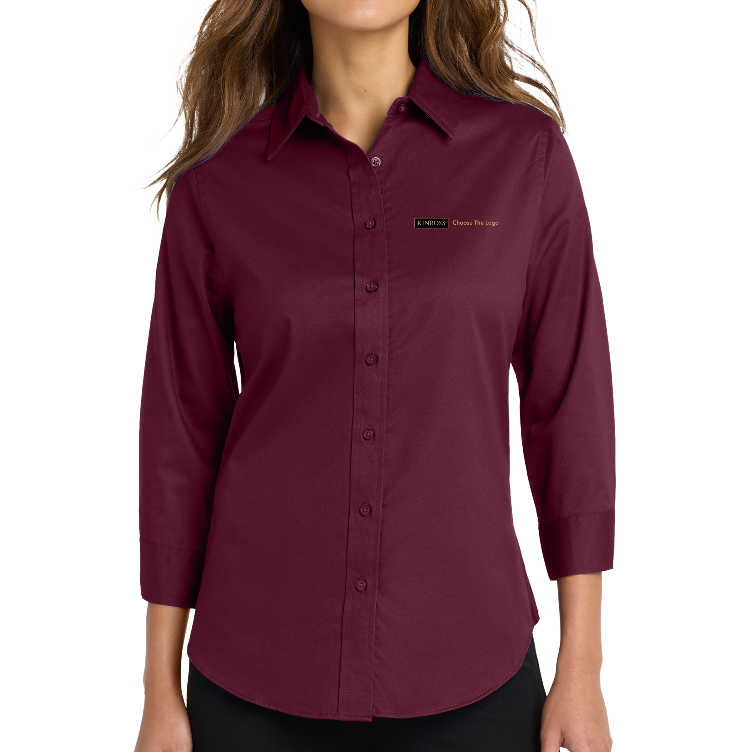 Port Authority® Women's 3/4-Sleeve Easy Care Shirt