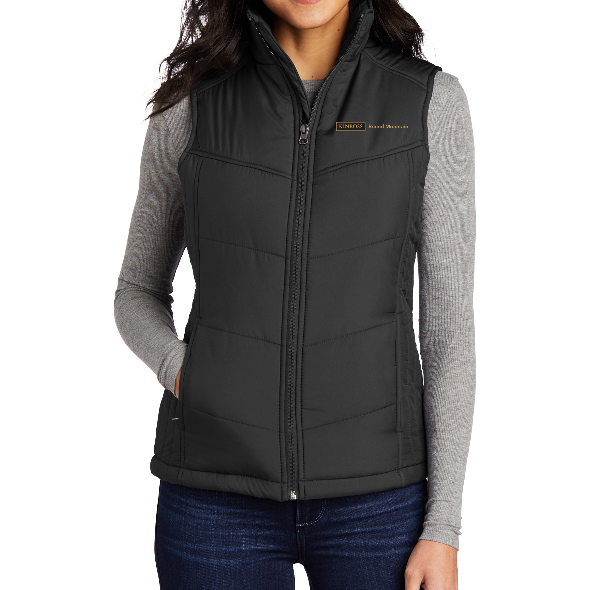 Port Authority Ladies Puffy Vest - Safety Excellence - Round Mountain