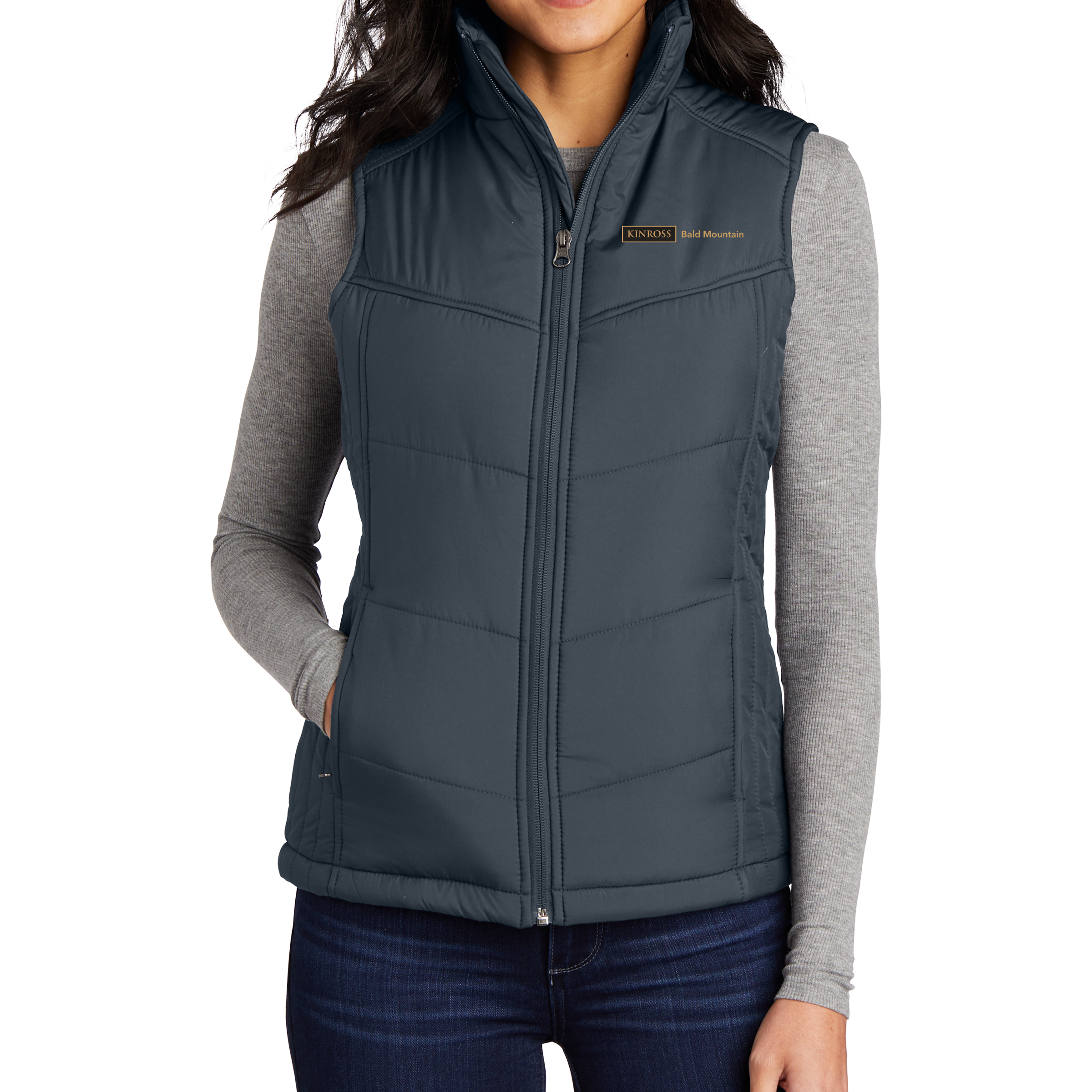 Port Authority Ladies Puffy Vest - Bald Mountain Safety Excellence