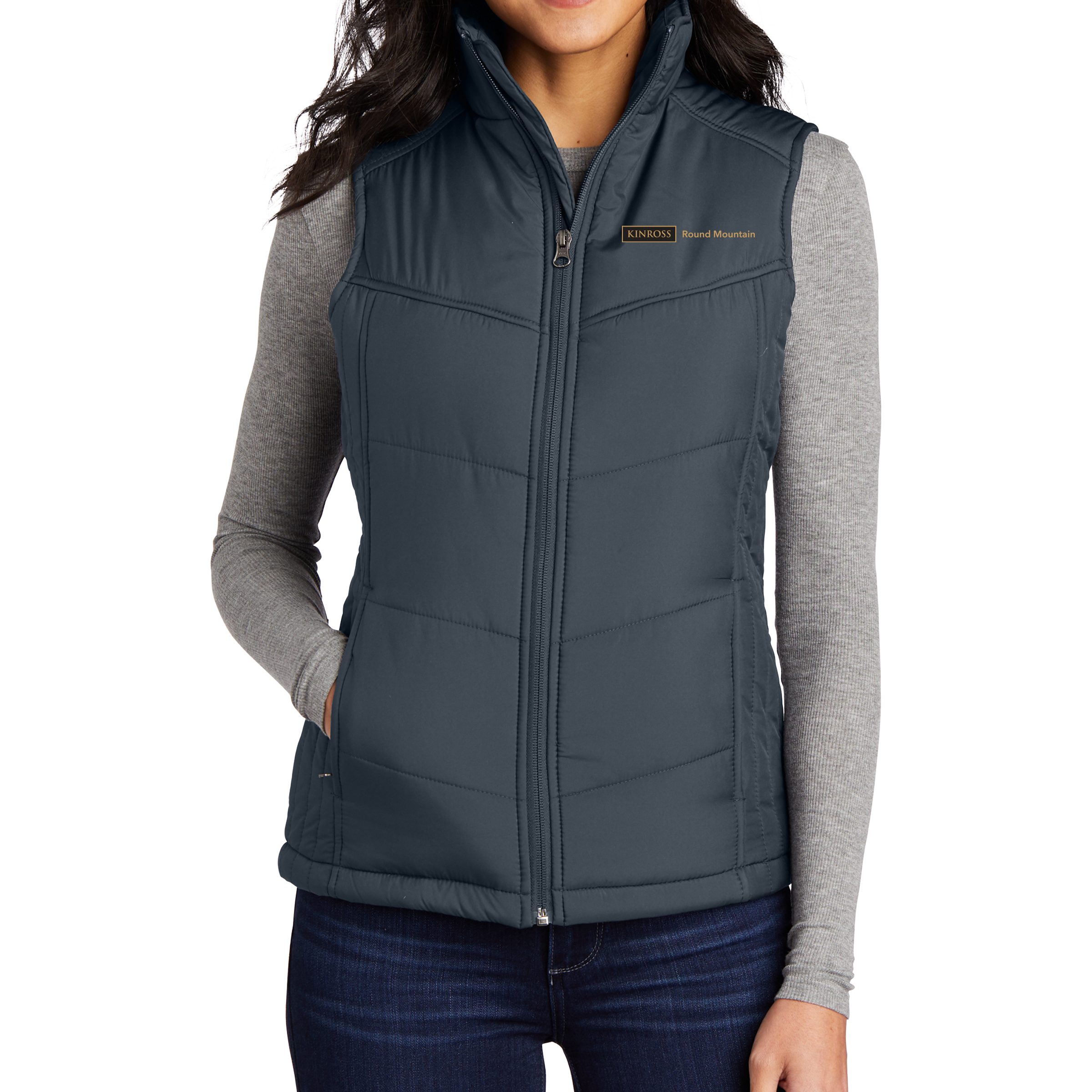 Port Authority Ladies Puffy Vest - Safety Excellence - Round Mountain