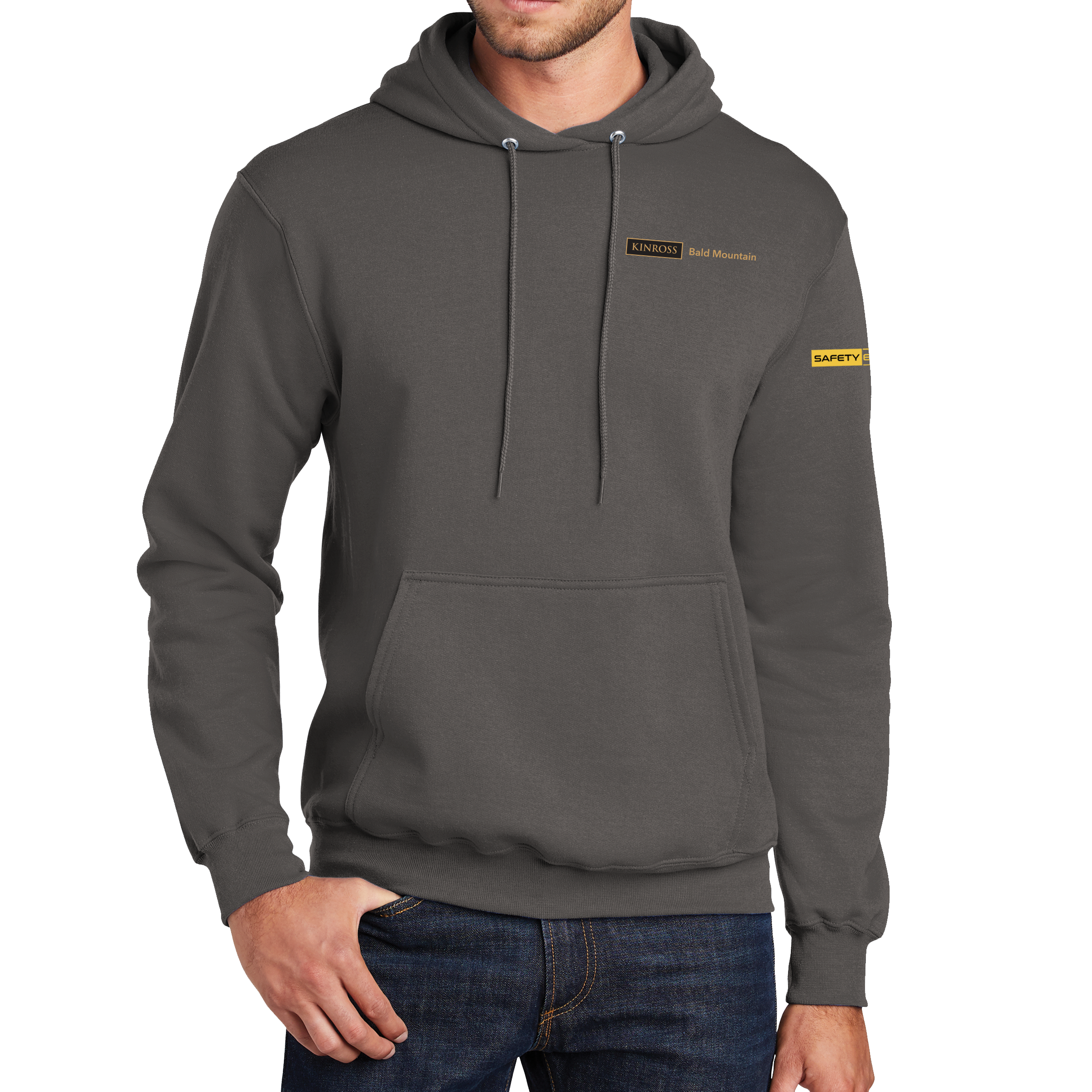 Port & Company® Core Fleece Pullover Hooded Sweatshirt - Bald Mountain Safety Excellence