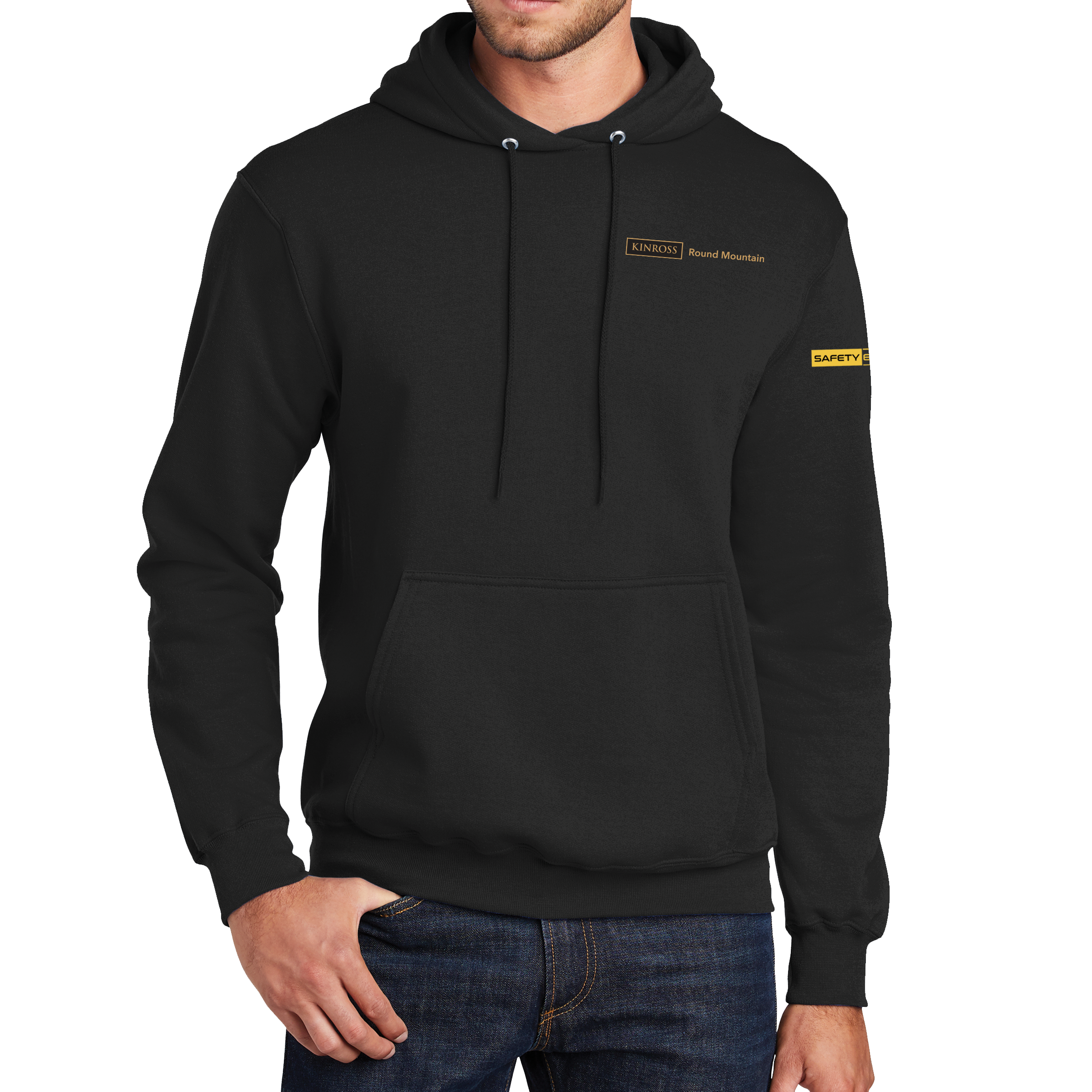 Port & Company® Core Fleece Pullover Hooded Sweatshirt - Safety Excellence - Round Mountain