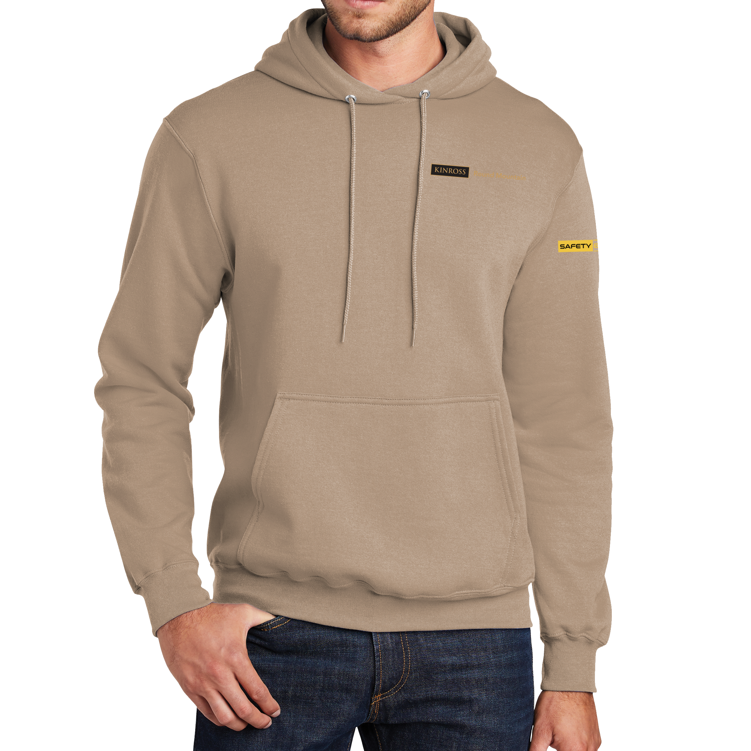 Port & Company® Core Fleece Pullover Hooded Sweatshirt - Safety Excellence - Round Mountain