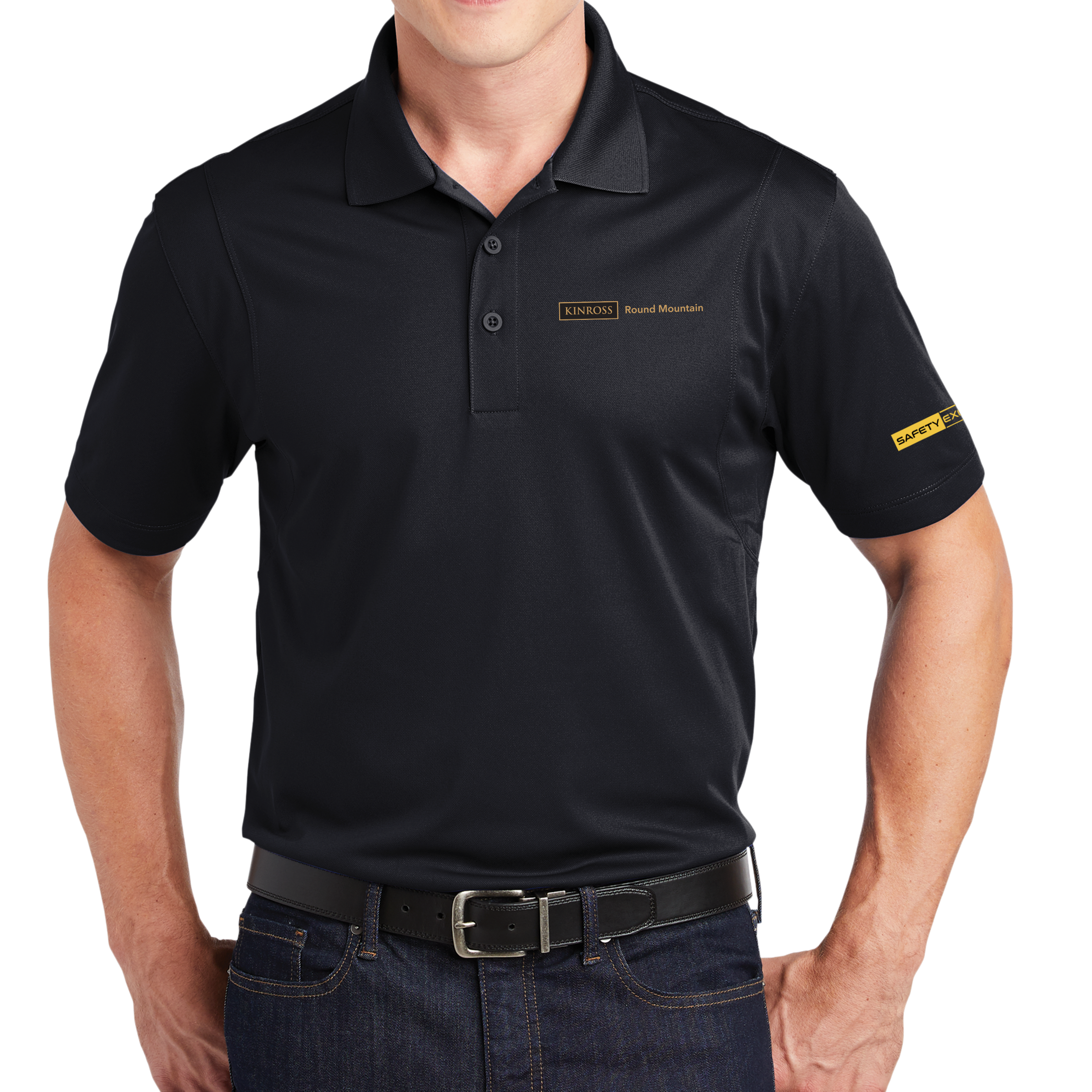 Sport-Tek Micropique Sport-Wick Polo - Safety Excellence - Round Mountain