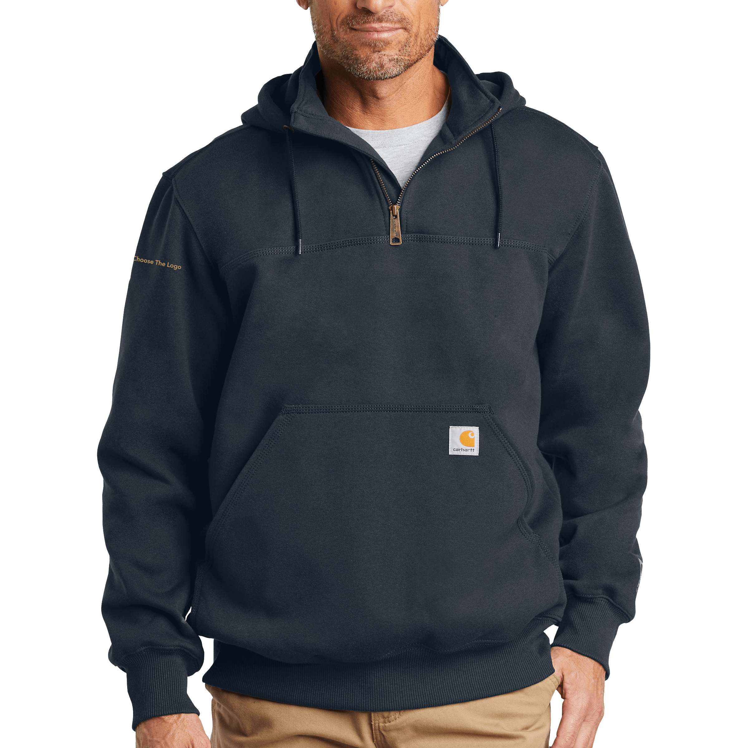 Carhartt Rain Defender Paxton Heavyweight Hooded Zip Mock Sweatshirt