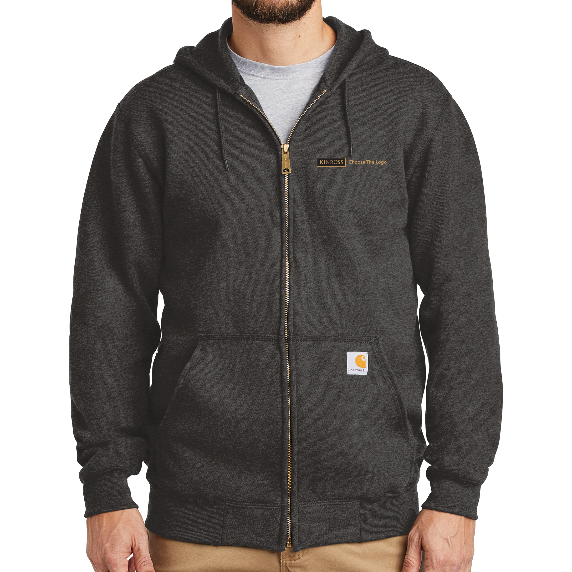 Carhartt Midweight Hooded Zip-Front Sweatshirt