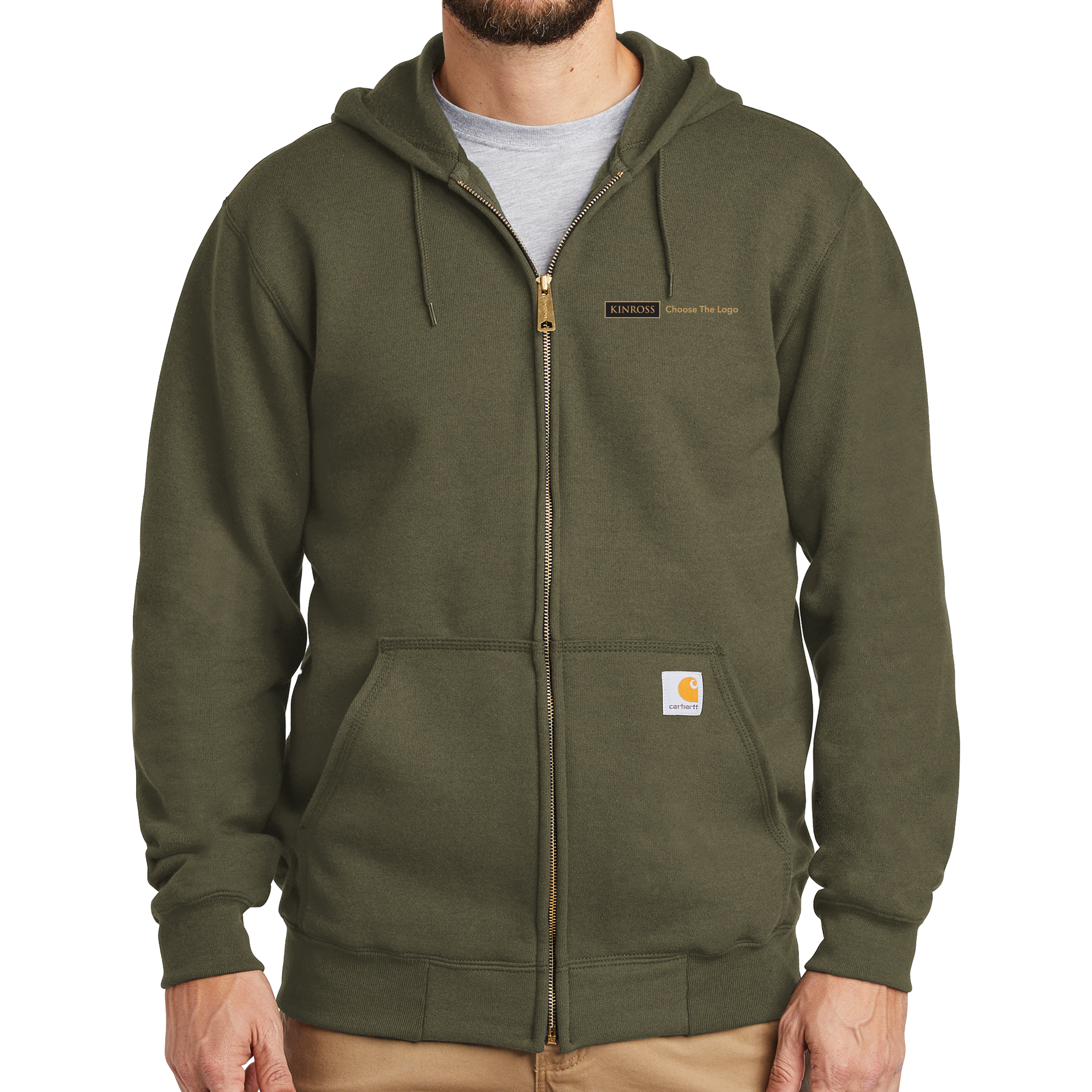 Carhartt Midweight Hooded Zip-Front Sweatshirt