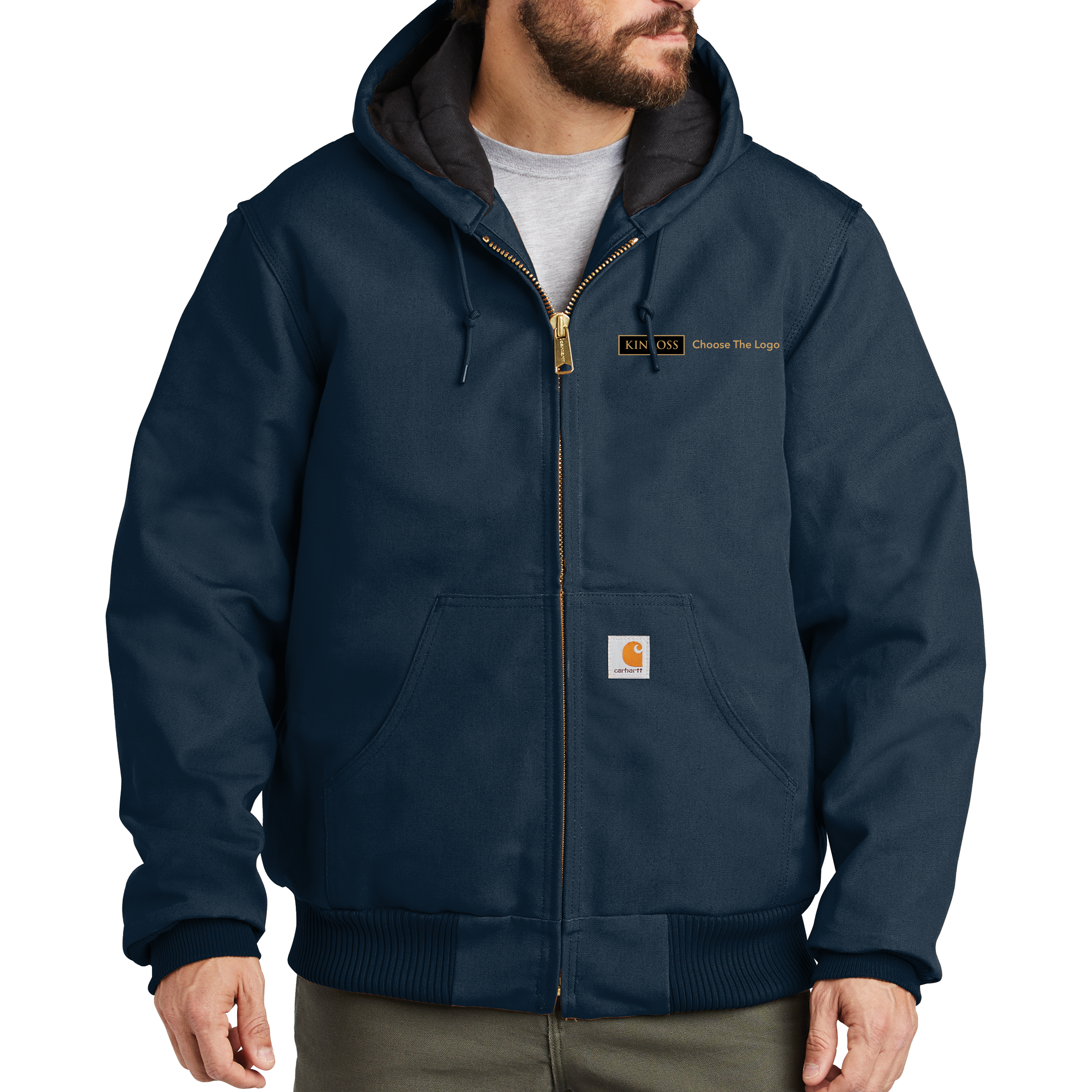 Carhartt Quilted-Flannel-Lined Duck Active Jac